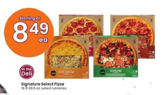 Signature SELECT Pizza