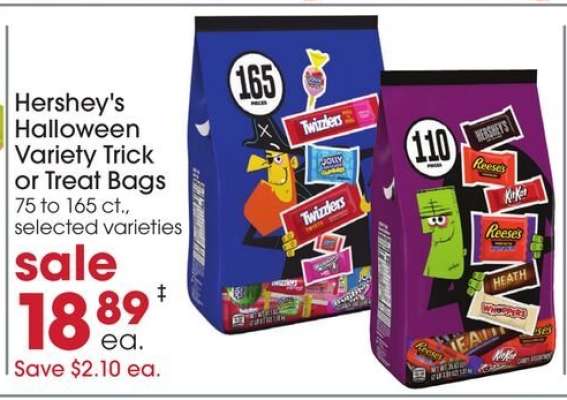 Hershey's Halloween Variety Trick or Treat Bags