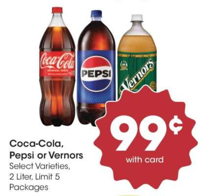 Coca-Cola, Pepsi or Vernors