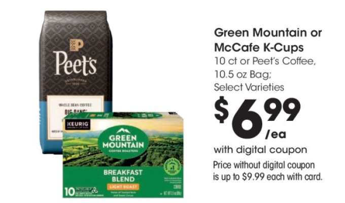 Green Mountain or McCafé K-Cups