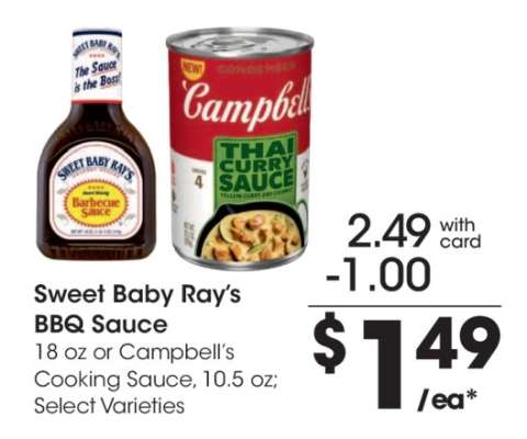 Sweet Baby Ray's BBQ Sauce