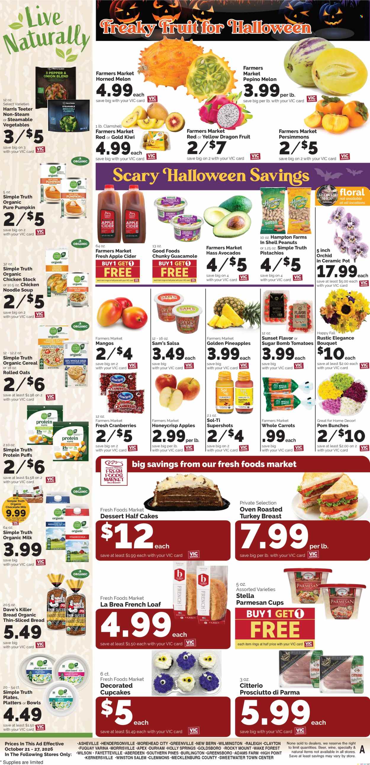 Harris Teeter ad - 10/21/2026 - 10/27/2026. Page 10