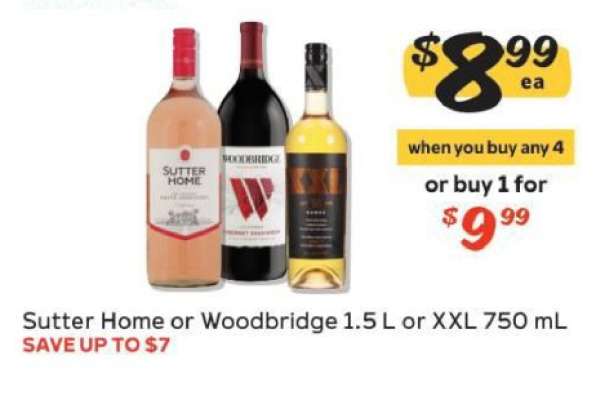 Sutter Home or Woodbridge
