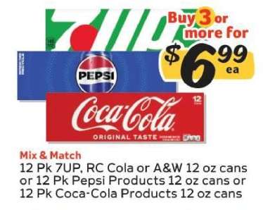 12 Pk Soda Cans