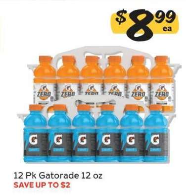 12 Pk Gatorade 12 oz