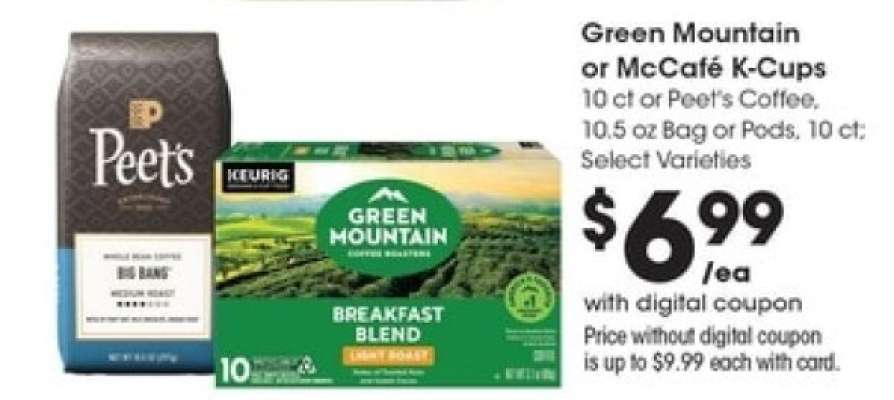 Green Mountain or McCafé K-Cups