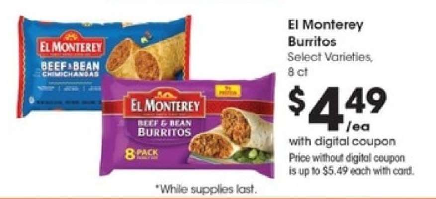 El Monterey Burritos*