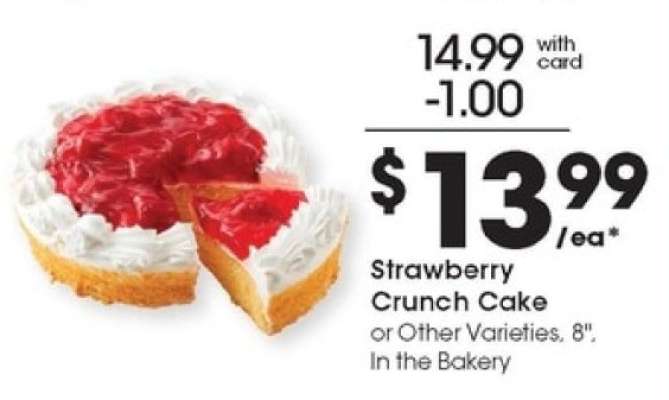 Strawberry Crunch Cake