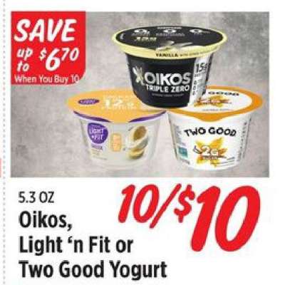 Oikos, Light ‘n Fit or Two Good Yogurt