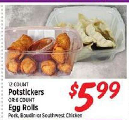 Potstickers or Egg Rolls