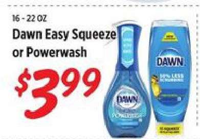 Dawn Easy Squeeze or Powerwash