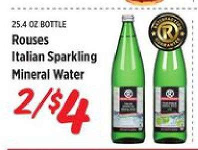 Rouses Italian Sparkling Mineral Water