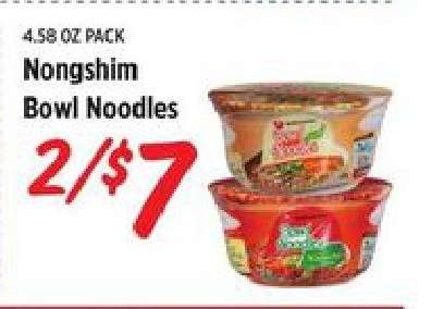 Nongshim Bowl Noodles