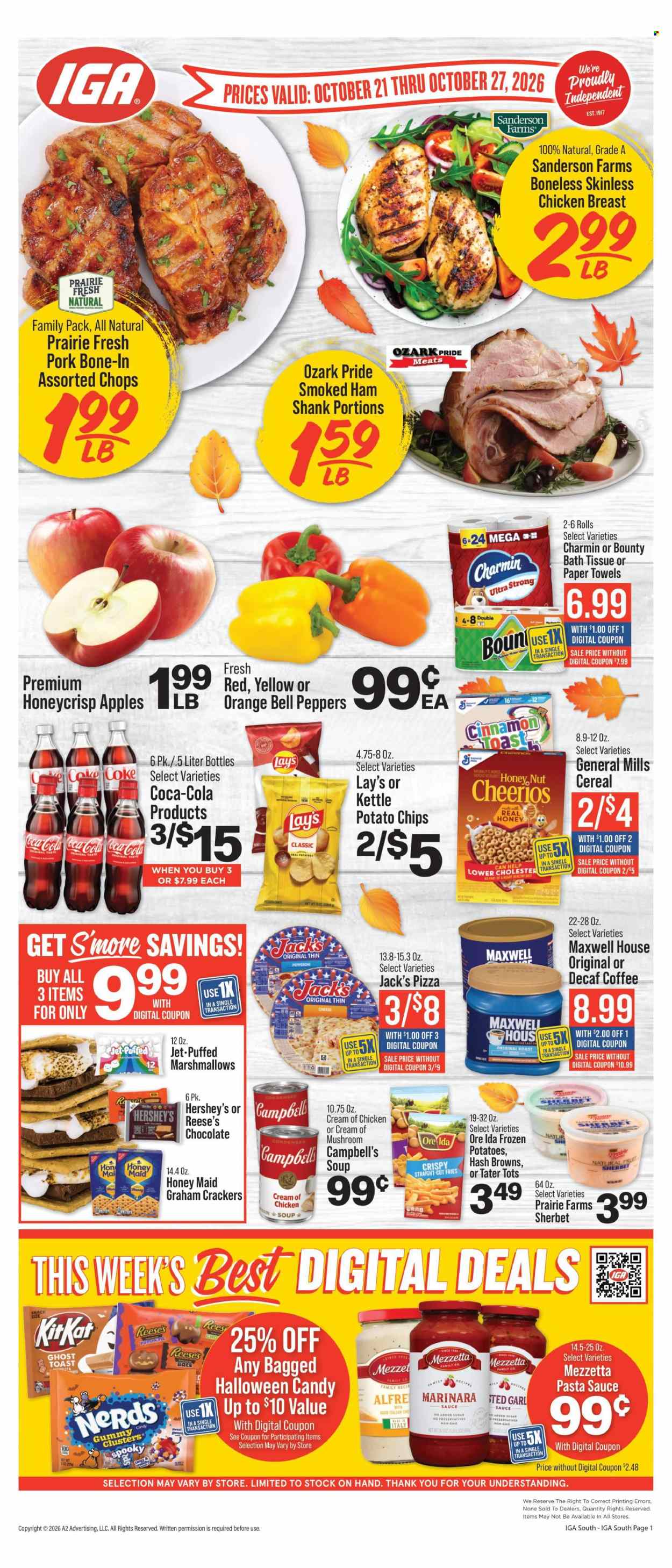 IGA ad - 10/21/2026 - 10/27/2026. Page 1