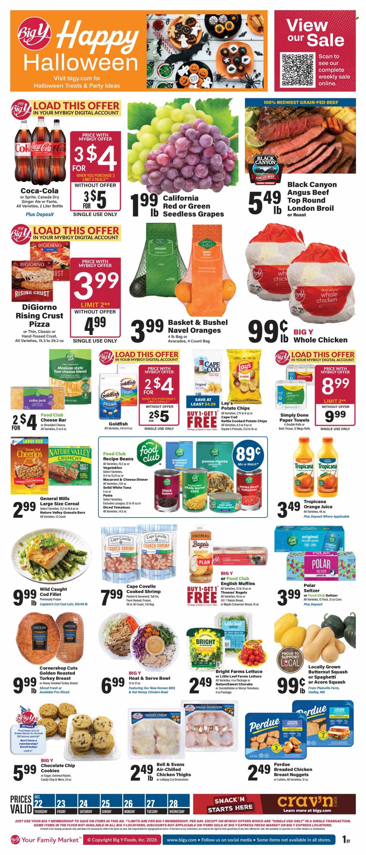 Big Y ad - 10/22/2026 - 10/28/2026. Page 1