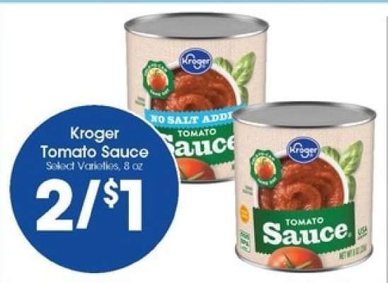 Kroger Tomato Sauce