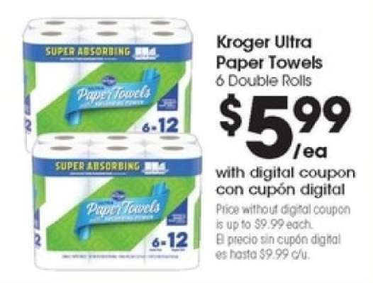 Kroger Ultra Paper Towels