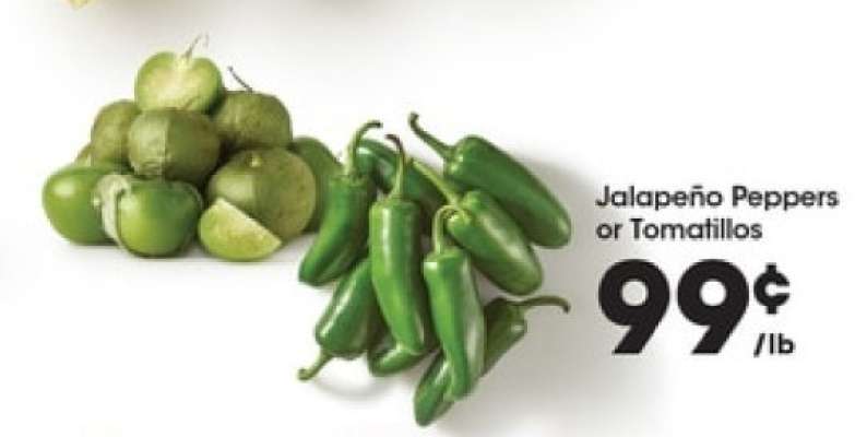 Jalapeño Peppers or Tomatillos