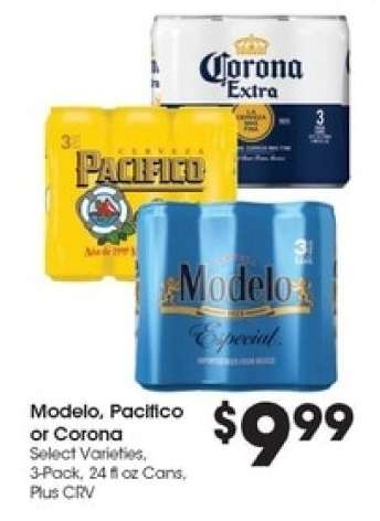 Modelo, Pacifico or Corona
