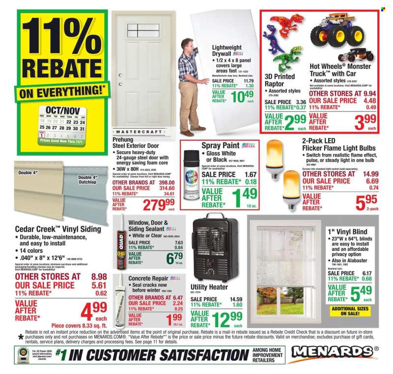 Menards Flyer - 10/22/2026 - 11/01/2026.