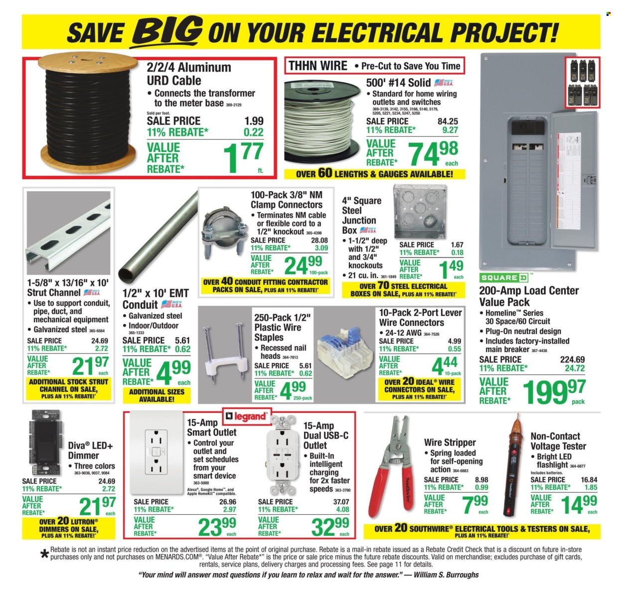 Menards ad - 10/22/2026 - 11/01/2026. Page 11