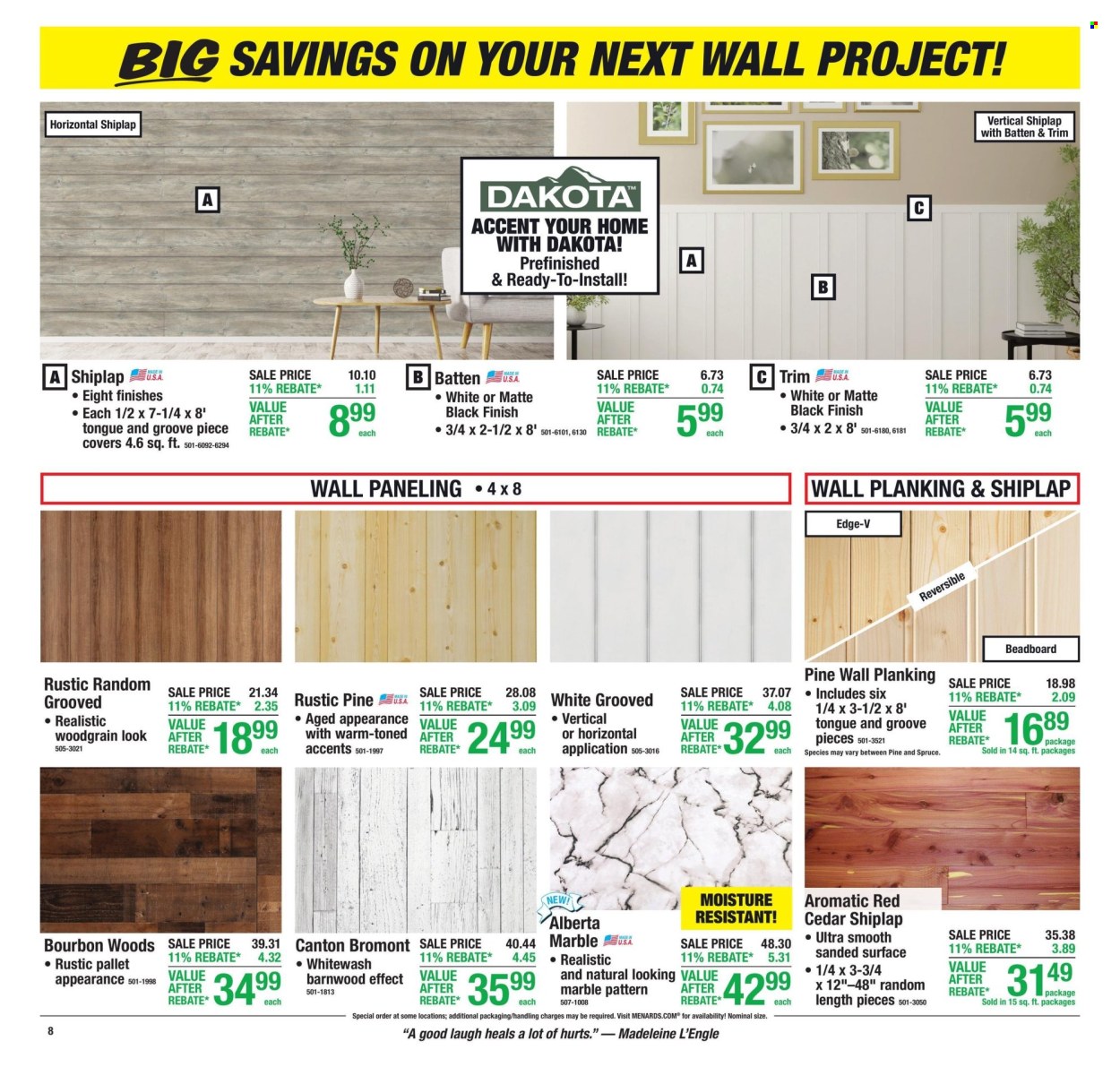 Menards ad - 10/22/2026 - 11/01/2026. Page 12