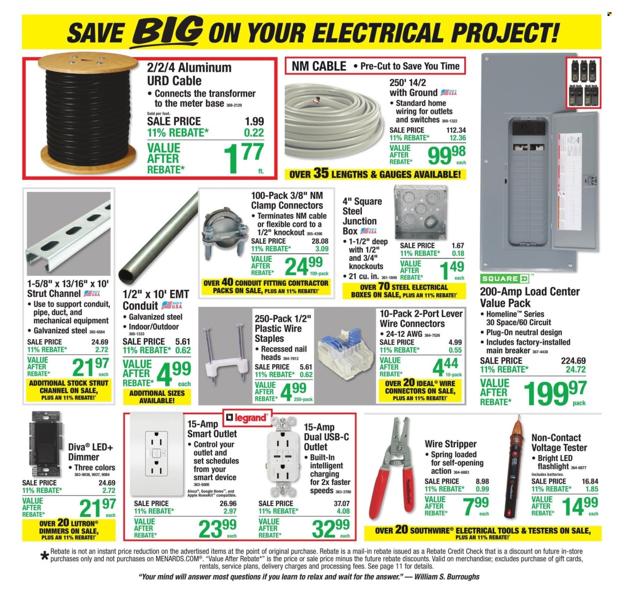 Menards ad - 10/22/2026 - 11/01/2026. Page 11
