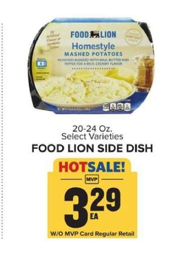 FOOD LION SIDE DISH