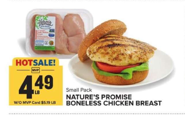 Nature's Promise Boneless Chicken Breast