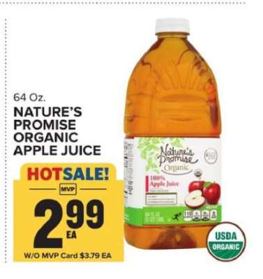 Nature's Promise Organic Apple Juice