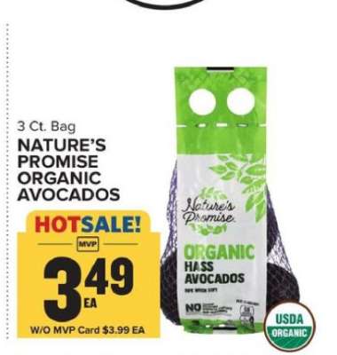 Nature's Promise Organic Avocados
