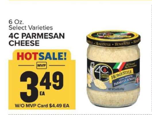 4C Parmesan Cheese