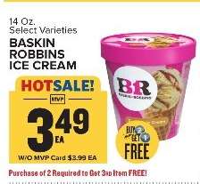 Baskin Robbins Ice Cream