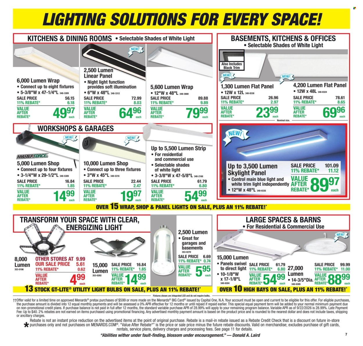 Menards ad - 10/22/2026 - 11/01/2026. Page 9