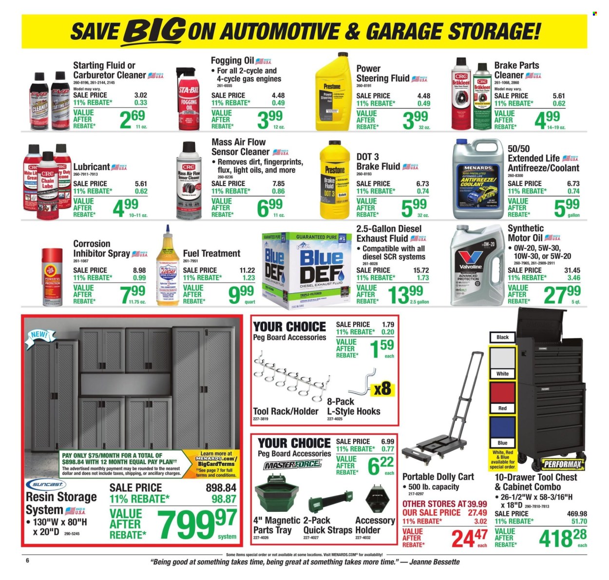 Menards ad - 10/22/2026 - 11/01/2026. Page 8