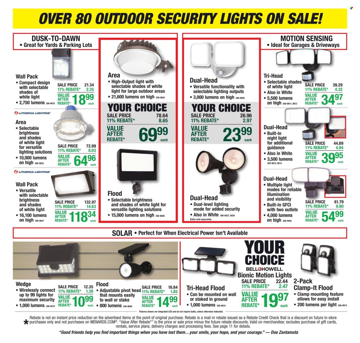 Menards ad - 10/22/2026 - 11/01/2026. Page 10