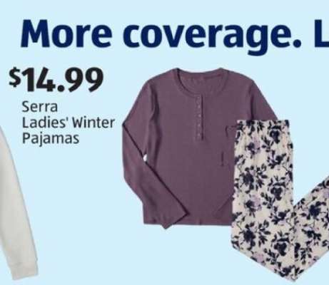 Serra Ladies' Winter Pajamas