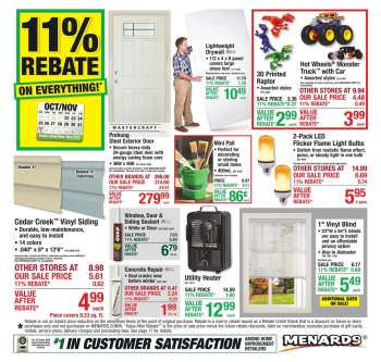 Menards Flyer - 10/22/2026 - 11/01/2026.