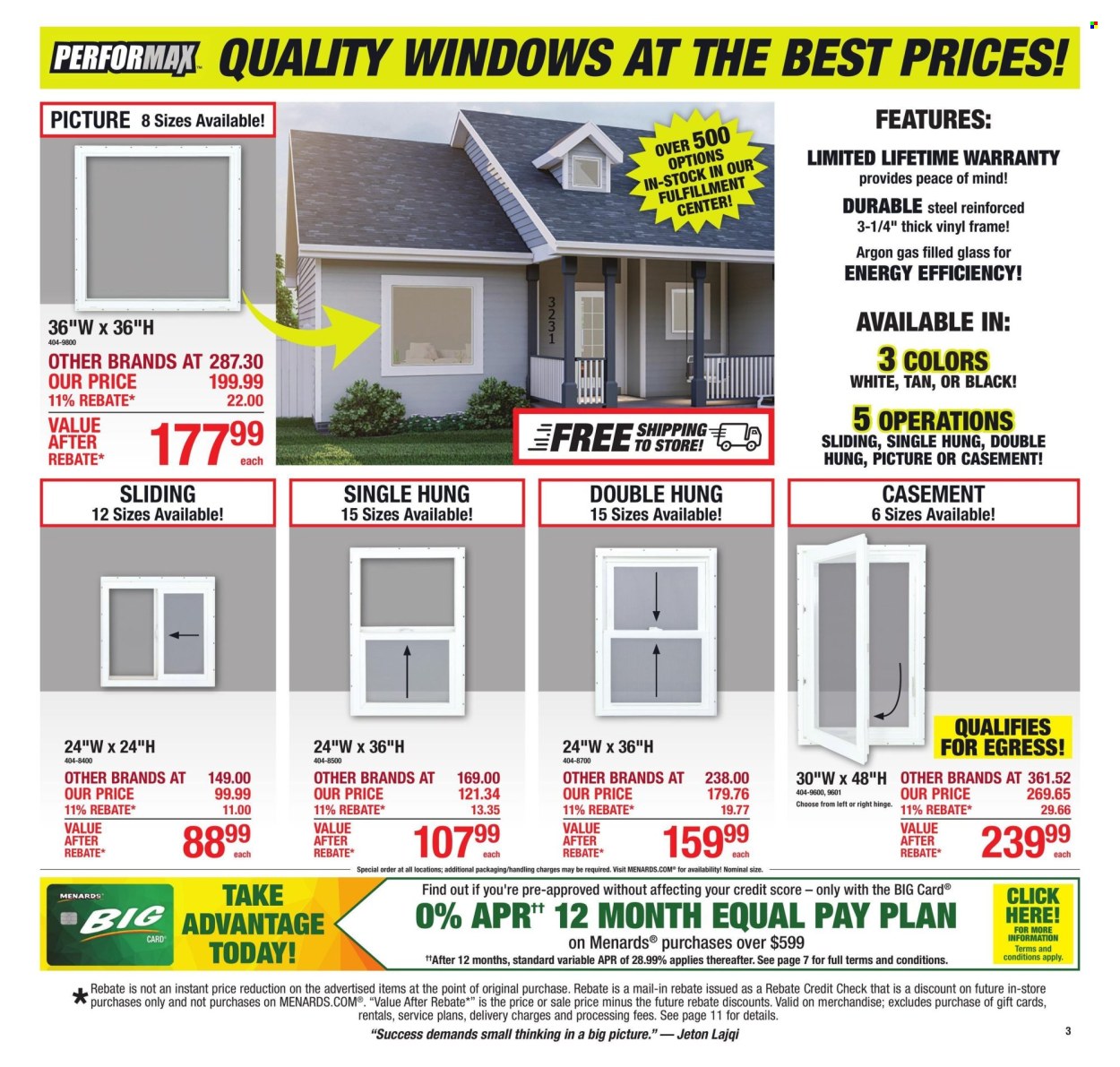Menards ad - 10/22/2026 - 11/01/2026. Page 3
