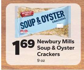 Newbury Mills Soup & Oyster Crackers