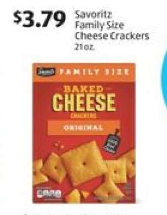 Savoritz Family Size Cheese Crackers