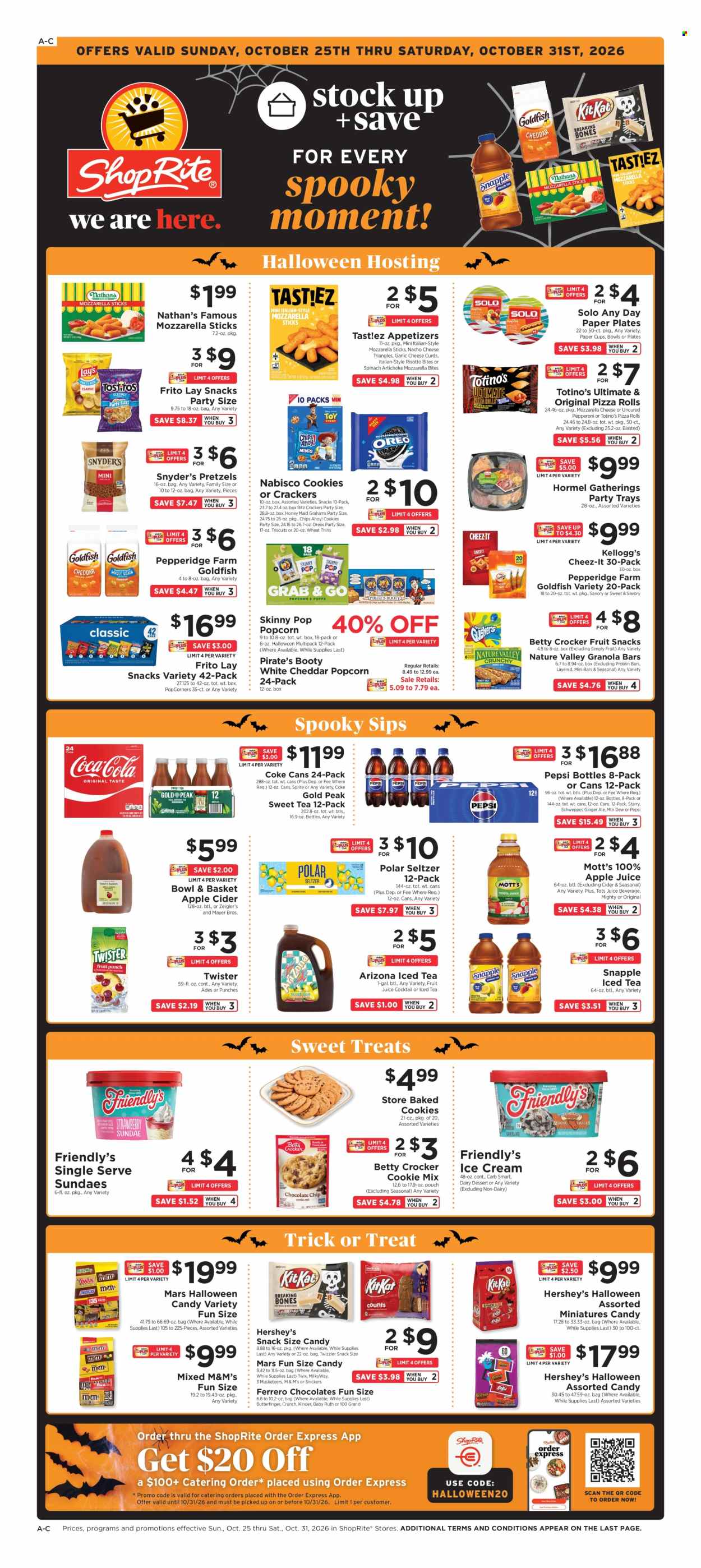 ShopRite ad - 10/25/2026 - 10/31/2026. Page 1