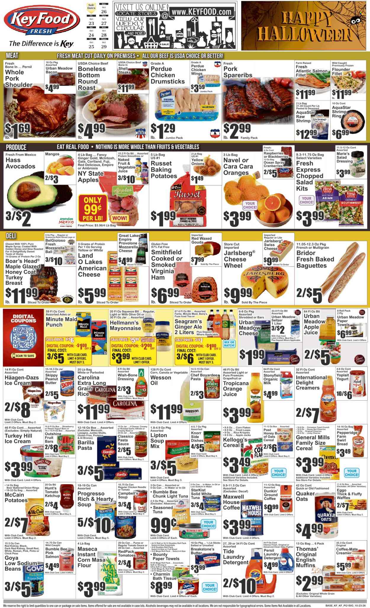 Key Food ad - 10/23/2026 - 10/29/2026. Page 1