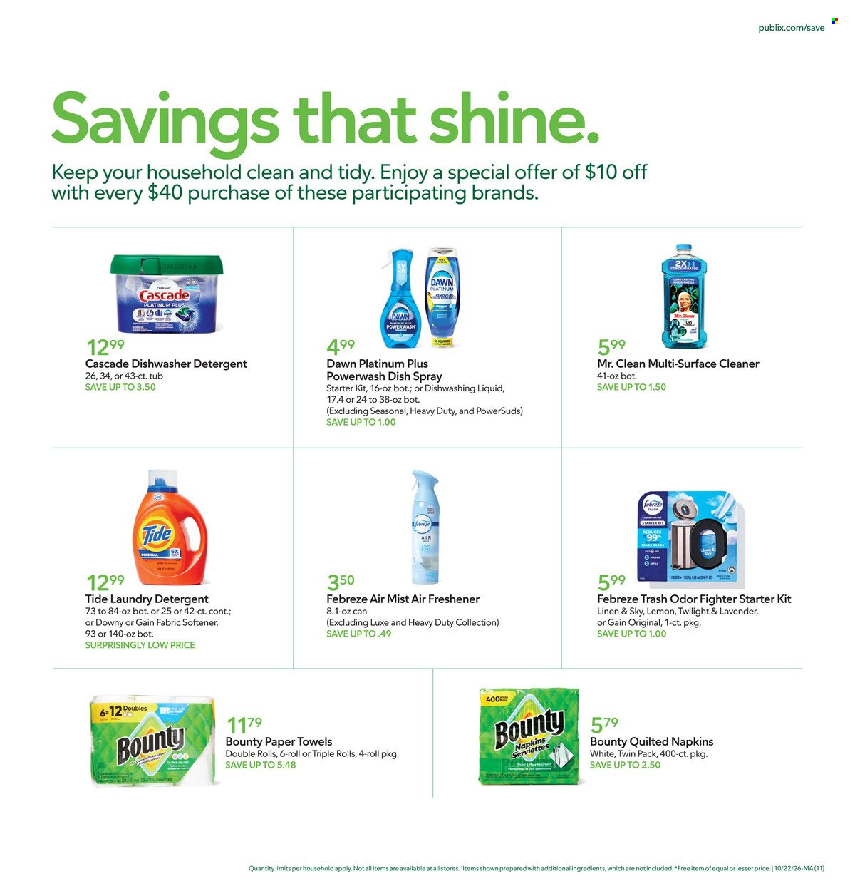 Publix ad - 10/22/2026 - 10/28/2026. Page 11
