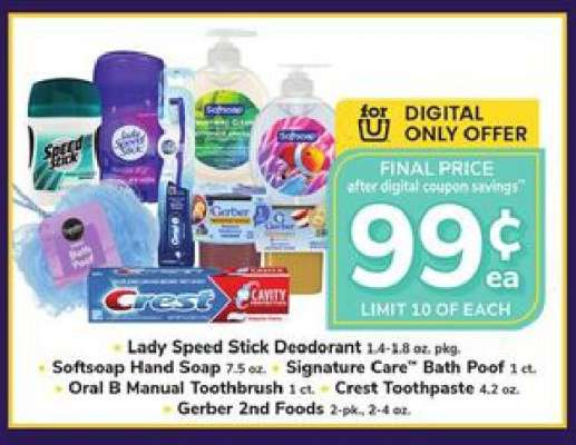 Various Personal Care Products