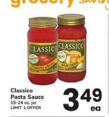 Classico Pasta Sauce