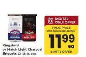 Kingsford or Match Light Charcoal Briquets