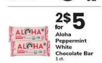 Aloha Peppermint White Chocolate Bar