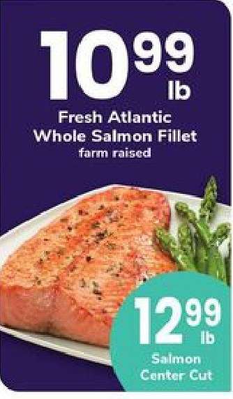 Fresh Atlantic Whole Salmon Fillet