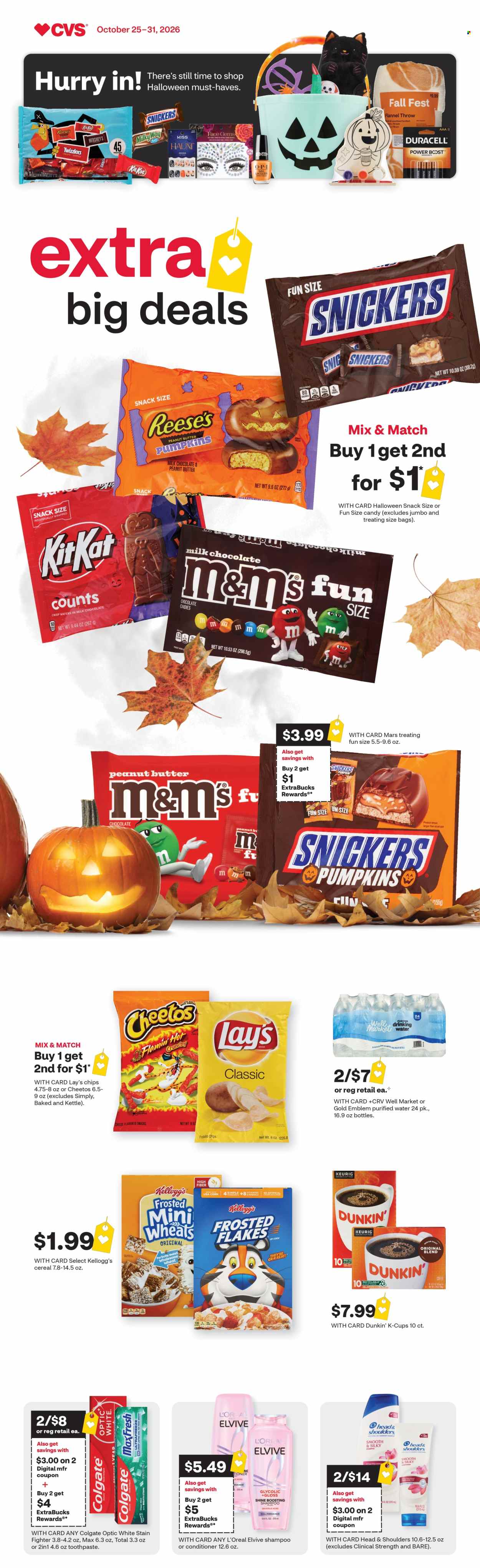 CVS Pharmacy ad - 10/25/2026 - 10/31/2026. Page 1